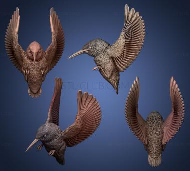 3D model Kingfisher (STL)